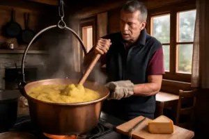 Come viene preparata la polenta nei rifugi di montagna? I trucchi per farla identica a casa
