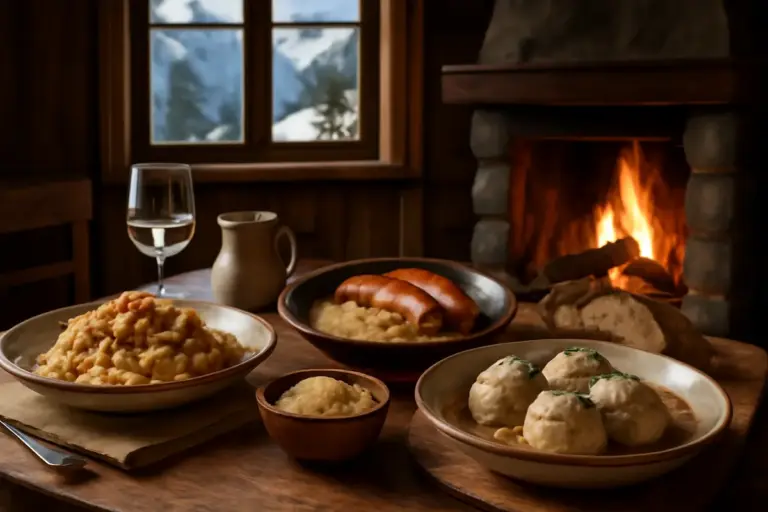 Piatti tipici invernali degli hotel sulle Alpi: calore e tradizione in ogni forchettata